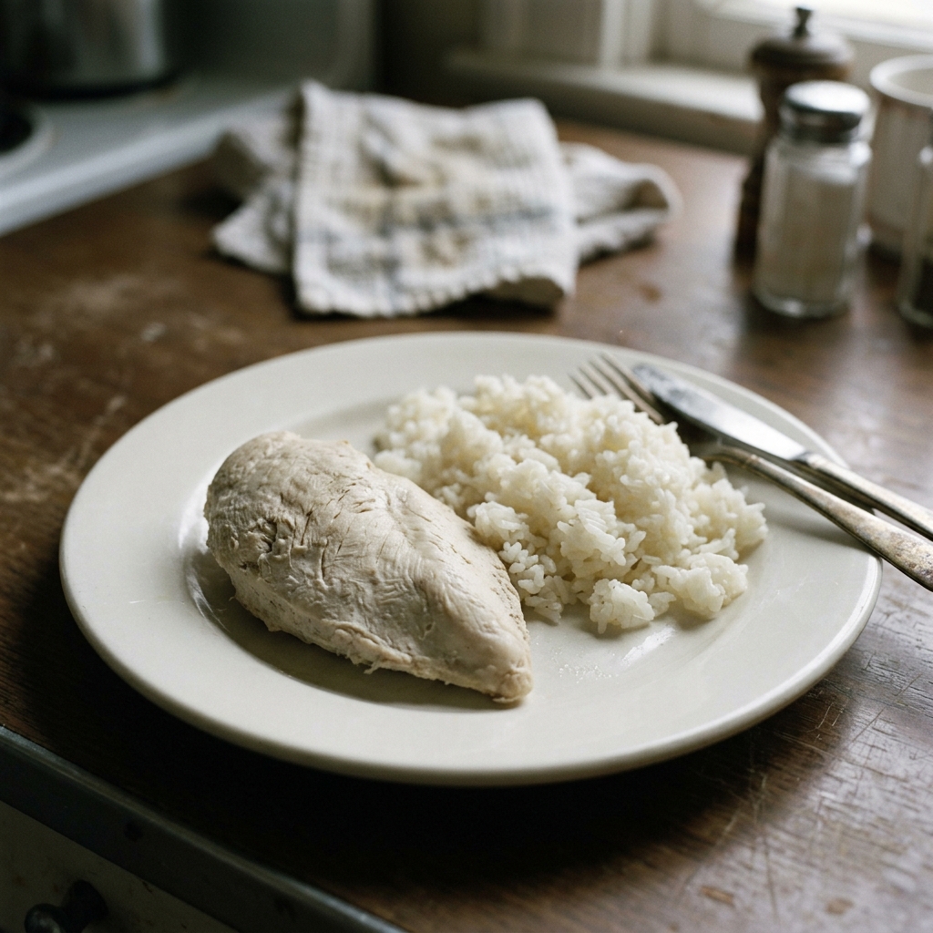 Comida sin gracia